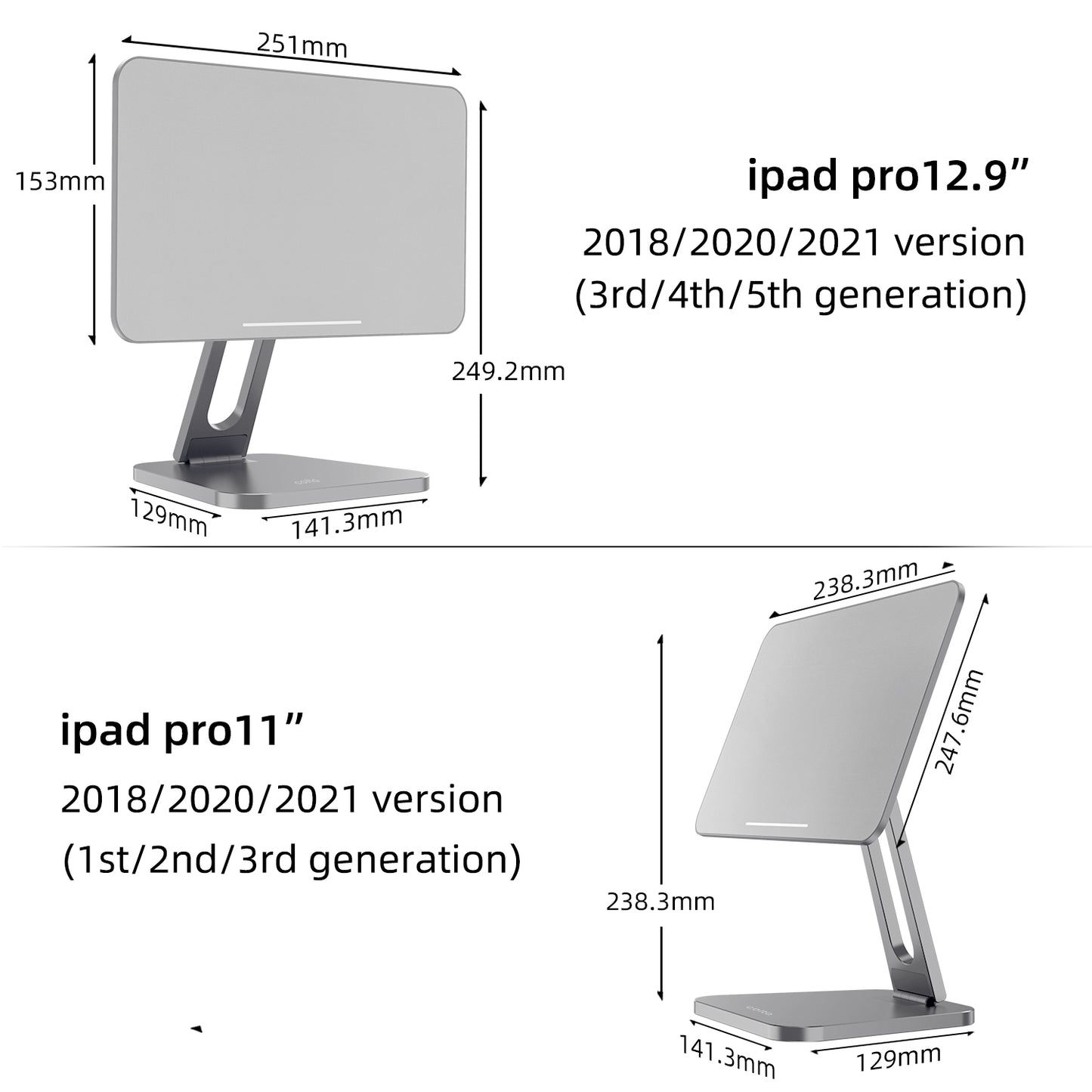 Magnetic iPad Stand