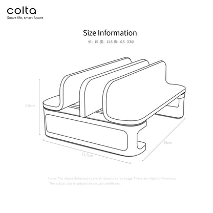 Dual Vertical Laptop Stand