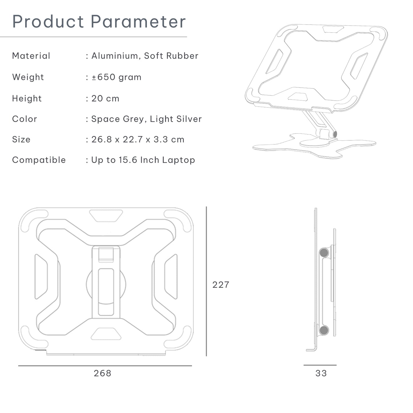 Zen Laptop Stand