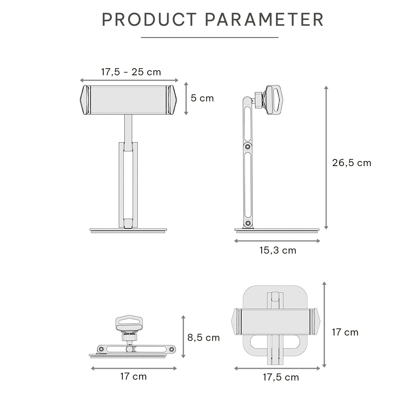 Oblique Tablet Stand