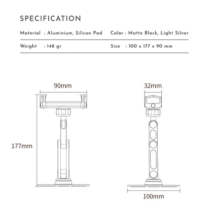 Revolve Phone Clip Stand