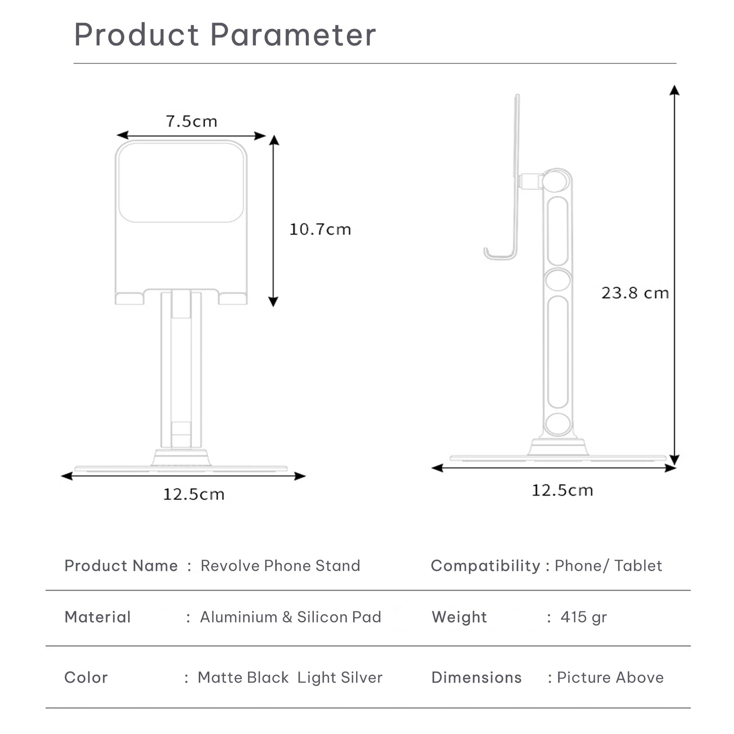 Revolve Phone Stand